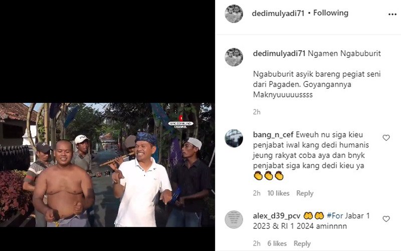 Dedi Mulyadi Tanggap Pengamen Untuk Isi Ngabuburit