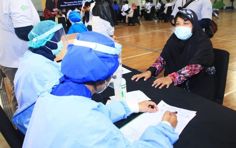 Puluhan ODGJ di Purwakarta Dapat Giliran Vaksinasi Covid-19