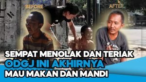 Video: Aksi Kebaikan, Pria Ini Memandikan Penyandang ODGJ yang Terlantar