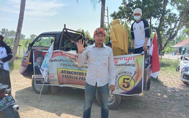 Cakades Cikaobandung Jatiluhur Gelar Kampanye Keliling Untuk Sampaikan Visi Misi