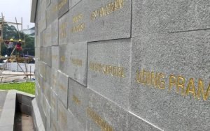 281 Nama Terukir di Monumen Perjuangan Pahlawan Covid-19 Kota Bandung