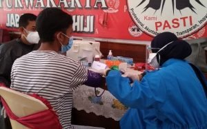 Capaian Vaksinasi Covid-19 Warga Binaan Lapas Purwakarta Sebanyak 374 Orang