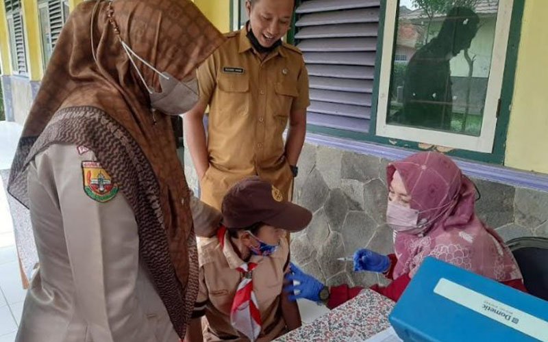Siswa Sekolah Dasar di 15 Kecamatan di Purwakarta Mulai Disasar Vaksinasi Covid-19
