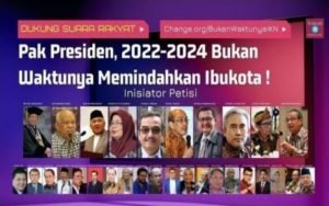 Sebanyak 45 Tokoh Ternama Galang Petisi Menolak Pemindahan Ibu Kota Negara (IKN)