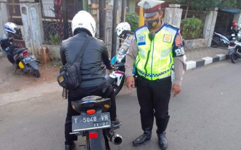 Perhatian Bagi Pemakai Knalpot Motor Bising, Siap-Siap Kena Razia Polres Purwakarta