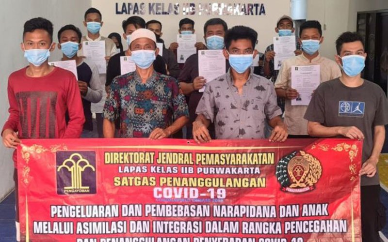 Belasan Narapidana di Purwakarta Dapat Program Asimilasi, Bebas Namun Wajib Lapor