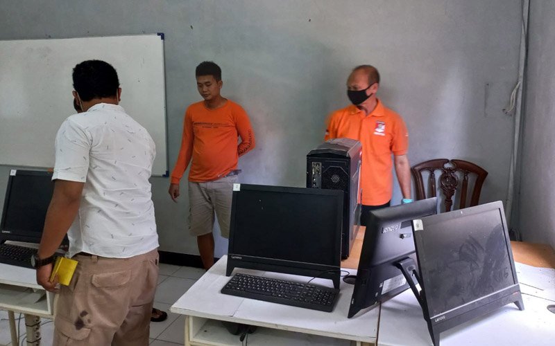 SMA Negeri 1 Jatiluhur Dibobol Maling, Belasan Unit Komputer di Laboratorium Raib