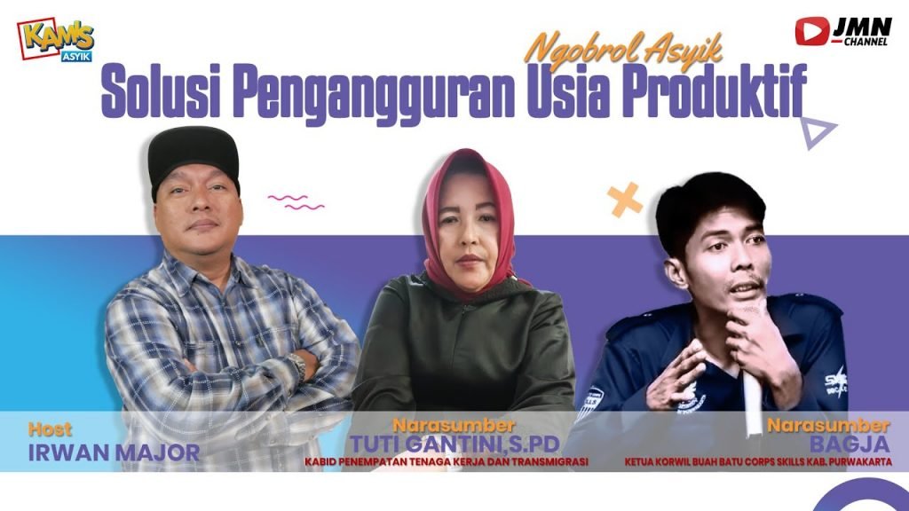Video: Ngobrol Asyik, Solusi Pengangguran Usia Produktif Feat Disnakertrans Purwakarta