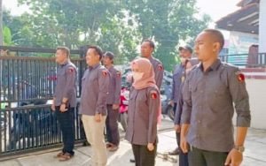 Tahapan Pemilu 2024 Dimulai, Petugas Bawaslu Purwakarta Gelar Apel Siaga Pengawasan