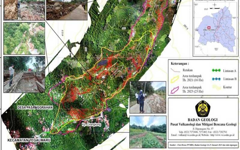 Soal Pergerakan Tanah di Wilayah Purwakarta, PVMBG Keluarkan Enam Rekomendasi
