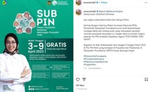 Anne Ratna Mustika Ajak Masyarakat Ikuti Pekan Imunisasi Nasional 3-9 April 2023