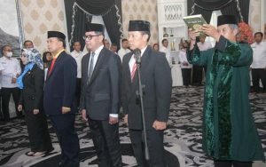 Anne Ratna Mustika Lantik Empat Pejabat Pimpinan Tinggi Pratama Pemkab Purwakarta
