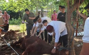 Idul Adha 1444 H, Polres Purwakarta Sebar Belasan Hewan Kurban ke Pondok Pesantren