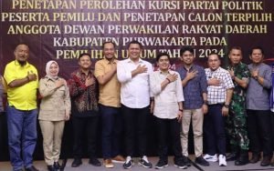KPU Purwakarta Tetapkan Perolehan Kursi Parpol dan Anggota DPRD Terpilih