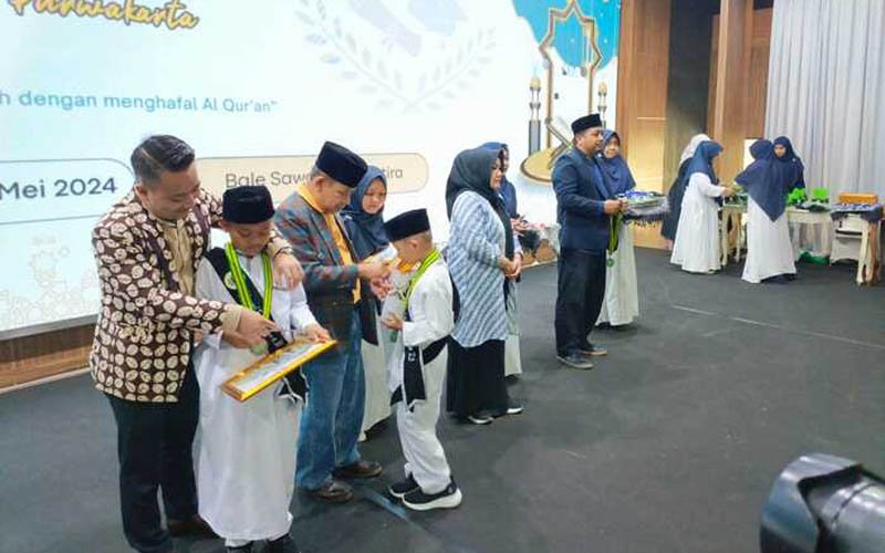 SDIT Cendekia Purwakarta Gelar Wisuda Tahfiz Angkatan VII, Hafalan Capai 6 Juz