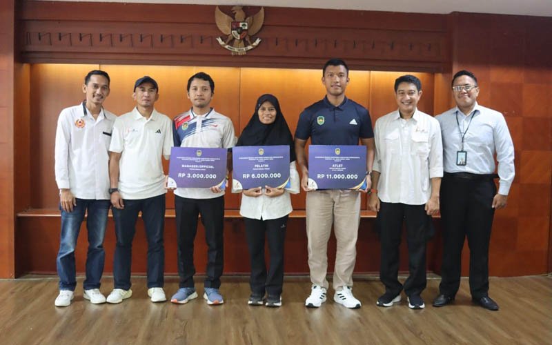 Pemkab Purwakarta Bayarkan Sisa Bonus Untuk Atlet Berprestasi
