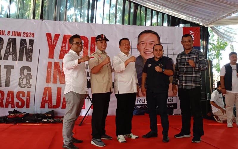 Yadi Rusmayadi Deklarasi Sebagai Bakal Calon Bupati Purwakarta 2024
