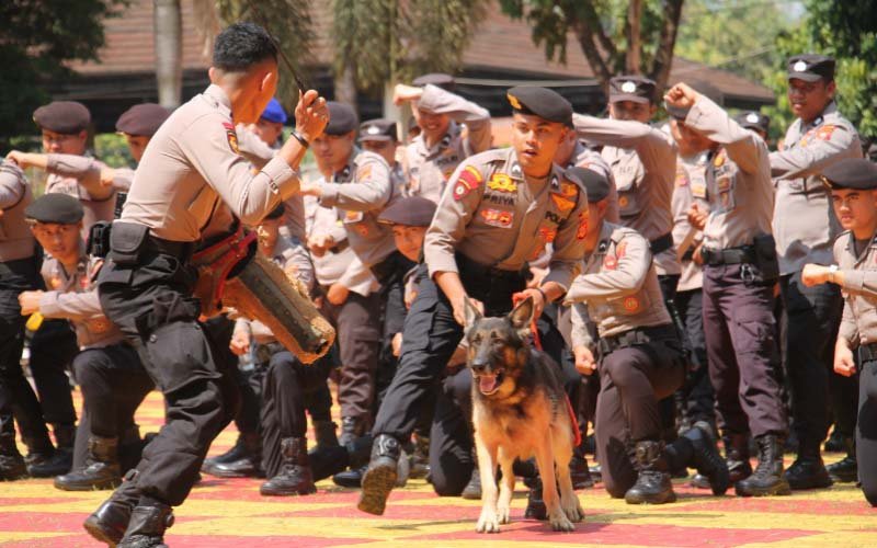 Polres Purwakarta Gelar Latihan Pengamanan Pilkada 2024