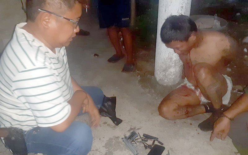Bhabinkamtibmas Polres Karawang Bersama Warga Gagalkan Aksi Pencurian