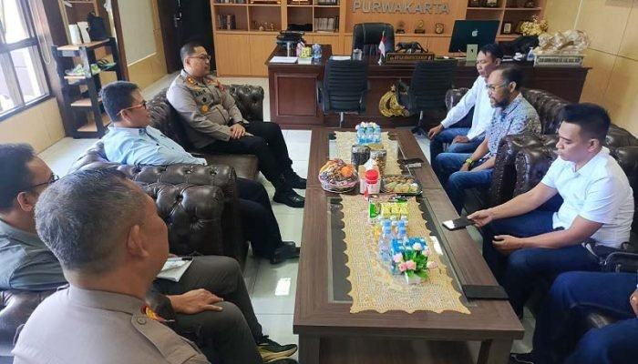 PWI Purwakarta dan Polres Sinergi Edukasi Publik dan Kamtibmas Silaturahmi PWI bersama Kapolres Purwakarta