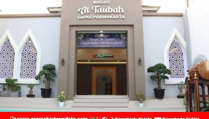 Masjid At-Taubah Resmi Berdiri di Lapas Purwakarta, Simbol Penguatan Pembinaan Rohani Warga Binaan
