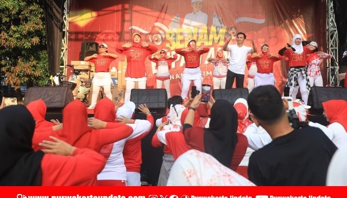 Purwakarta Bergoyang: Ribuan Warga Ikuti “Senam Bersama Bupati Aing”