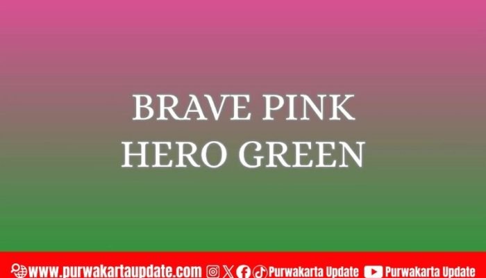 Solidaritas Digital: Brave Pink Hero Green Ramaikan Media Sosial