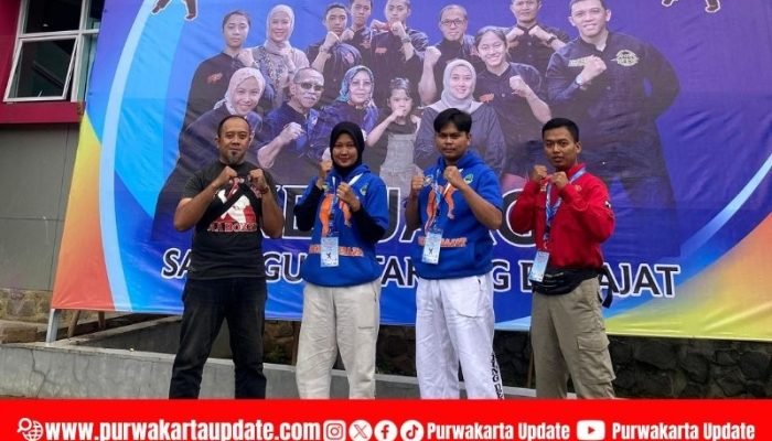 Dua Atlet Tarung Derajat Purwakarta Lolos ke Porprov 2026, Unjuk Gigi di Tengah 235 Petarung se-Jawa Barat