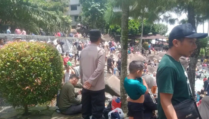 Libur Lebaran, Polisi Di Purwakarta Perketat Pengamanan Objek Wisata