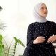 Gamis motif polkadot