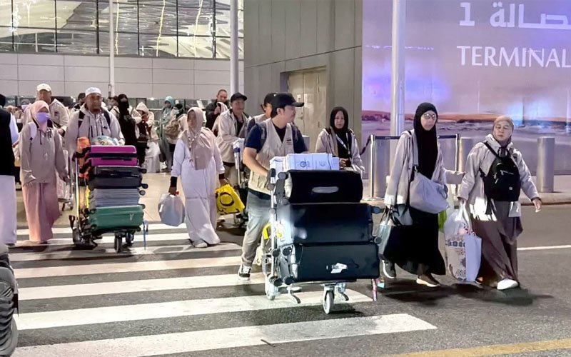 Kepulangan jemaah Umrah Indonesia