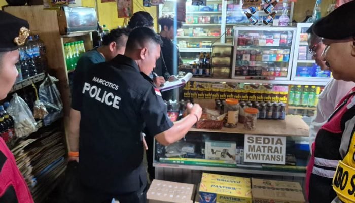 Tekan Aksi Kriminal, Polres Purwakarta Lakukan Razia Miras