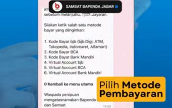 Bayar Pajak Kendaraan Bermotor di Jabar Cukup Lewat WhatsApp