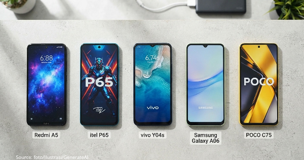 5 Pilihan HP 1 Jutaan Baterai Jumbo Terbaik 2026, Awet Seharian Anti Boros!