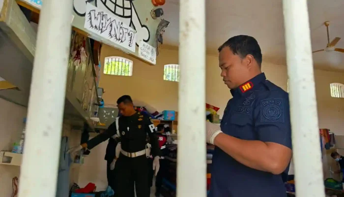 Sidak Gabungan, Komitmen Lapas Kelas IIB Purwakarta Bersihkan Barang Terlarang