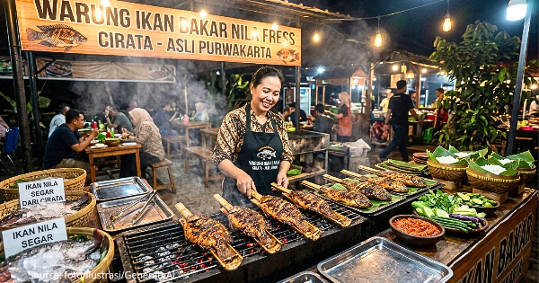 Gurihnya Bisnis Ikan Nila Bakar Cirata Purwakarta: Modal Kecil, Untung Melimpah!