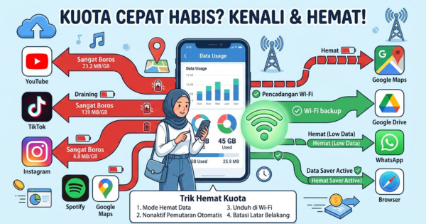 Kuota Internet Cepat Habis? Kenali Aplikasi Boros Data dan Cara Mudah Menghematnya