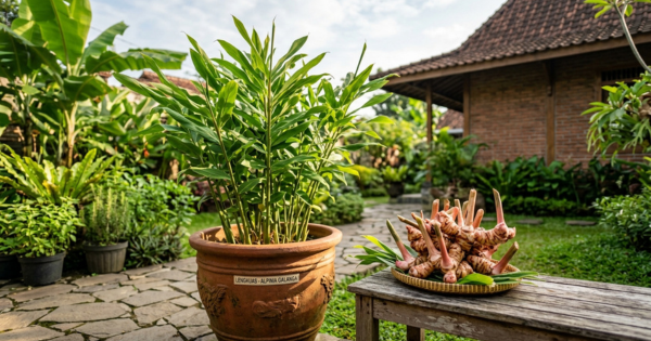 Cara Mudah Menanam Lengkuas di Pot dan Pekarangan, Panen Dijamin Melimpah!