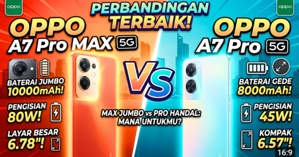 Sama-Sama Pakai Sertifikasi Militer, Ini Duel Spesifikasi OPPO A7 Pro Max vs OPPO A7 Pro 5G