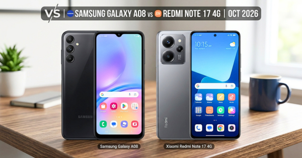 Samsung Galaxy A08 vs Redmi Note 17 4G: Mana HP Rp3 Jutaan Terbaik di Oktober 2026?