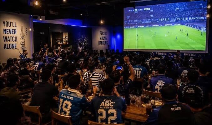 Ilustrasi nobar Persib - Foto: ulasbandung